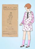 1920s VTG Ladies Home Journal Sewing Pattern 5382 Uncut Girls Flapper Dress 10