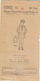 1920s VTG Ladies Home Journal Sewing Pattern 5382 Uncut Girls Flapper Dress 10