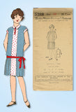 1920s VTG Ladies Home Journal Sewing Pattern 5388 Uncut Teen Girls Flapper Dress