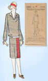1920s VTG Ladies Home Journal Sewing Pattern 5401 Uncut Misses Flapper Dress 38B - Vintage4me2
