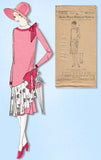 1920s Ladies Home Journal Sewing Pattern 5406 Uncut Flapper Cocktail Dress 36 B