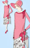 1920s Ladies Home Journal Sewing Pattern 5406 Uncut Flapper Cocktail Dress 36 B