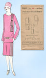 1920s VTG Ladies Home Journal Sewing Pattern 5441 Uncut Flapper Dress Size 36 B - Vintage4me2