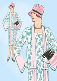 1920s VTG Ladies Home Journal Sewing Pattern 5443 FF Plus Size Flapper Dress 44B