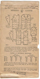 1920s VTG Ladies Home Journal Sewing Pattern 5453 FF Tiered Flapper Dress Sz 36B