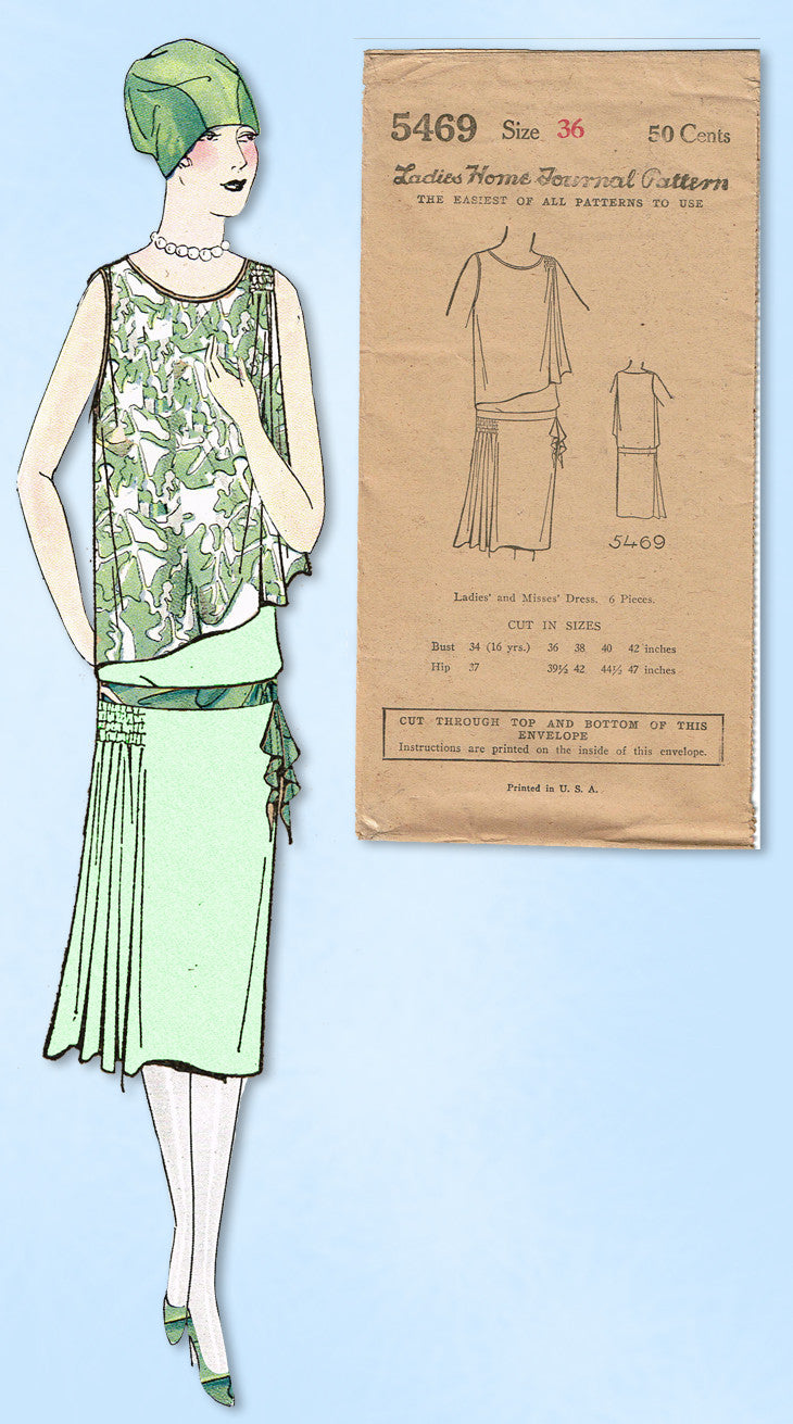 1920s formal dress patterns Vogue Slip main image 0