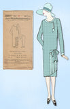 1920s VTG Ladies Home Journal Sewing Pattern 5501 Uncut Flapper Dress Size 36 B