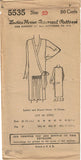 1920s VTG Ladies Home Journal Sewing Pattern 5535 FF Plus Size Flapper Dress 40B