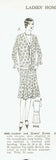 1920s VTG Ladies Home Journal Sewing Pattern 5542 Uncut Misses Flapper Dress 36B -Vintage4me2