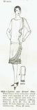 1920s Vintage Ladies Home Journal Pattern 5572 Uncut Misses Flapper Dress Sz 34B