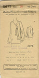 1920s VTG Ladies Home Journal Sewing Pattern 5677 Uncut Flapper Blouse Size 36 B