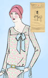 1920s VTG Ladies Home Journal Sewing Pattern 5687 Uncut Misses Flapper Dress 36B -Vintage4me2