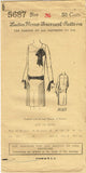 1920s VTG Ladies Home Journal Sewing Pattern 5687 Uncut Misses Flapper Dress 36B -Vintage4me2