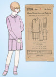 1920s Ladies Home Journal Sewing Pattern 5709 FF Toddler Girls Flapper Dress Sz6