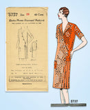 1920s VTG Ladies Home Journal Sewing Pattern 5737 Uncut Misses Flapper Dress 38B
