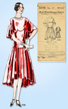 1920s Original Vintage Ladies Home Journal Pattern 5740 Misses Flapper Dress 32B