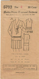 1920s VTG Ladies Home Journal Sewing Pattern 5793 Uncut Girls Jumper Dress Sz 8