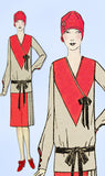 1920s VTG Ladies Home Journal Sewing Pattern 5803 Uncut Misses Flapper Dress 32B - Vintage4me2