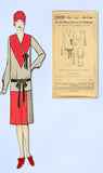1920s VTG Ladies Home Journal Sewing Pattern 5803 Uncut Misses Flapper Dress 32B - Vintage4me2