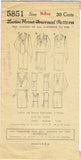 1920s VTG Ladies Home Journal Sewing Pattern 5851 Uncut Flapper Nightgown Sz MED