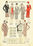 1920s VTG Ladies Home Journal Sewing Pattern 5880 Uncut Misses Flapper Dress 38B -Vintage4me2