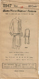 1920s VTG Ladies Home Journal Sewing Pattern 5947 FF Flapper Cocktail Dress 38B