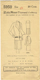 1920s VTG Ladies Home Journal Sewing Pattern 5950 Uncut Ladies Flapper Dress 38B