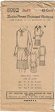 1920s VTG Ladies Home Journal Sewing Pattern 5992 FF Misses Flapper Dress Sz 36B - Vintage4me2