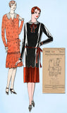 1920s VTG Ladies Home Journal Sewing Pattern 5992 FF Misses Flapper Dress Sz 36B - Vintage4me2