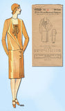 1920s VTG Ladies Home Journal Sewing Pattern 6060 FF Plus Size Flapper Dress 40B