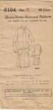 1920s VTG Ladies Home Journal Sewing Pattern 6104 Uncut Misses Flapper Dress 38B