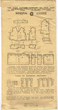 1920s VTG Ladies Home Journal Sewing Pattern 6187 FF Spring Flapper Dress Sz 34B