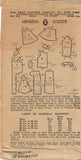 1920s VTG Ladies Home Journal Sewing Pattern 6209 FF Caped Flapper Dress Sz 38B