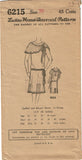 1920s VTG Ladies Home Journal Sewing Pattern 6215 Uncut Flapper Party Dress 36B - Vintage4me2