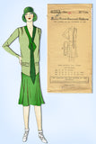 1920s VTG Ladies Home Journal Pattern 6283 Uncut Misses Flapper Dress Sz 38 Bust