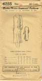 1920s Vintage Ladies Home Journal Pattern 6285 Uncut Ladies Flapper Dress Sz 40B