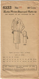 1920s VTG Ladies Home Journal Sewing Pattern 6333 FF Misses Flapper Dress Sz 32B - Vintage4me2