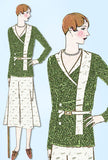1930s Ladies Home Journal Sewing Pattern 6437 Uncut Misses 2 PC Dress Size 36 B - Vintage4me2