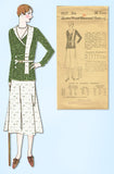 1930s Ladies Home Journal Sewing Pattern 6437 Uncut Misses 2 PC Dress Size 38 B - Vintage4me2