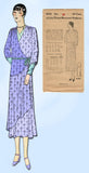 1930s VTG Ladies Home Journal Sewing Pattern 6603 FF Misses Afternoon Dress 38B - Vintage4me2