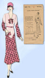 1930s VTG Ladies Home Journal Sewing Pattern 6660 FF Depression Era Dress Sz 34B