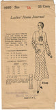 1930s VTG Ladies Home Journal Sewing Pattern 6660 FF Depression Era Dress Sz 34B