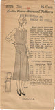 1930s Ladies Home Journal Sewing Pattern 8026 Uncut Misses Jumper Dress Sz 34 B