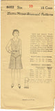 1930s VTG Ladies Home Journal Sewing Pattern 8052 Uncut Girls Jumper Dress Sz 10