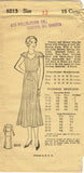 1930s VTG Ladies Home Journal Sewing Pattern 8213 Uncut Misses House Dress 30 B