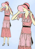 1930s VTG Ladies Home Journal Sewing Pattern 8245 Uncut Misses Spring Dress 31 B
