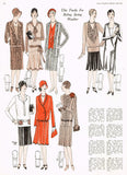 1920s VTG Ladies Home Journal Sewing Pattern 5929 FF Plus Size Flapper Dress 42B