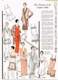 1920s VTG Ladies Home Journal Sewing Pattern 5851 Uncut Flapper Nightgown Sz MED