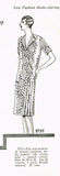 1920s VTG Ladies Home Journal Sewing Pattern 5737 Uncut Misses Flapper Dress 38B