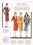 1920s VTG Ladies Home Journal Sewing Pattern 6060 FF Plus Size Flapper Dress 40B
